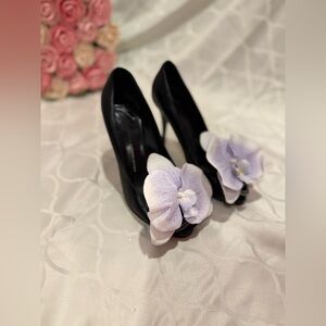 Giuseppe ZANOTTI heels sandals shoes heels pumps size 41 11 Y2K orchid flower